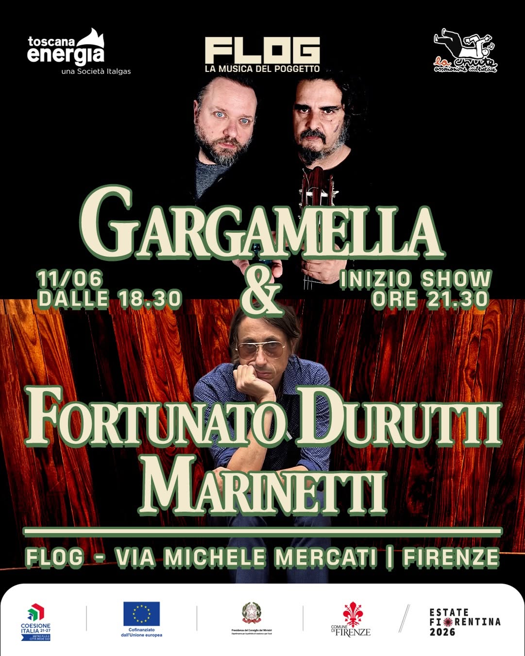Gargamella & Fortunato Durutti Marinetti